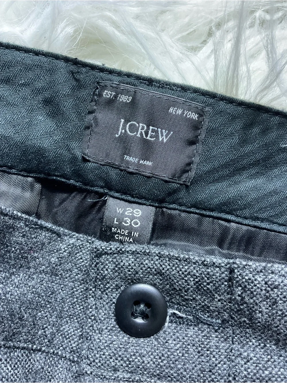 J Crew Wool-blend pleated cargo pant